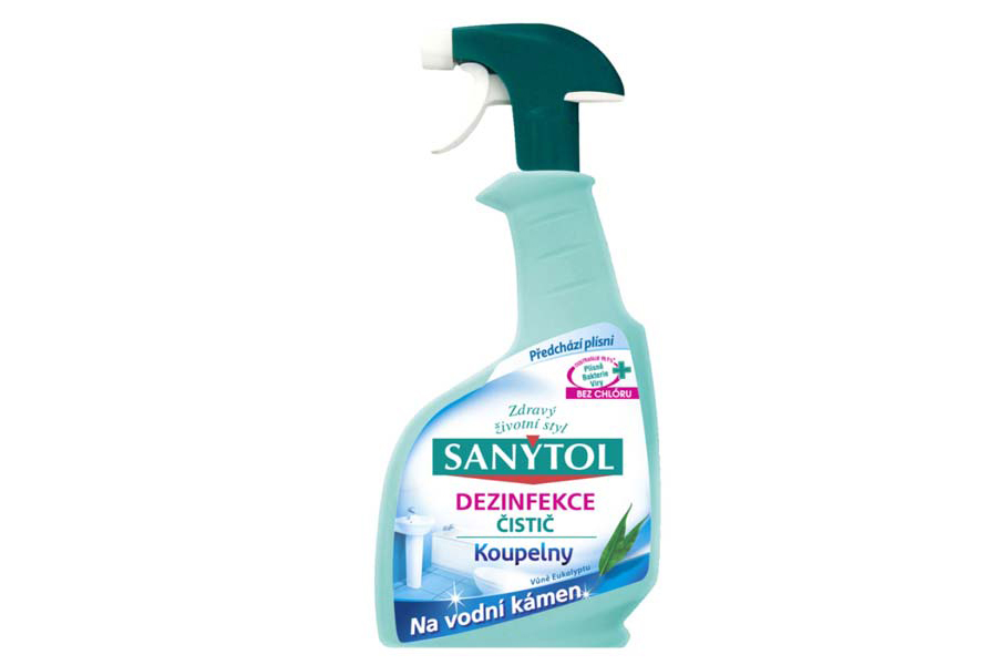 SANYTOL dezinfekcia čistič – kúpeľne 500ml