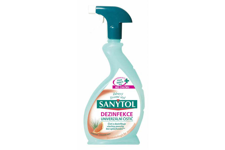 SANYTOL dezinfekcia univerzálny čistič GREP sprej 500ml