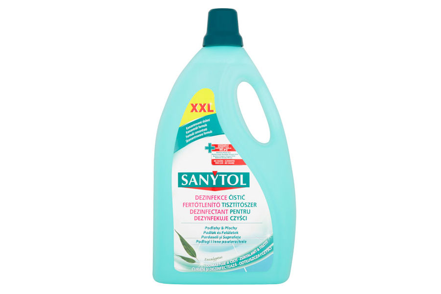 SANYTOL dezinfekcia univerzálny čistič podlahy a plochy 5l eukalyptus