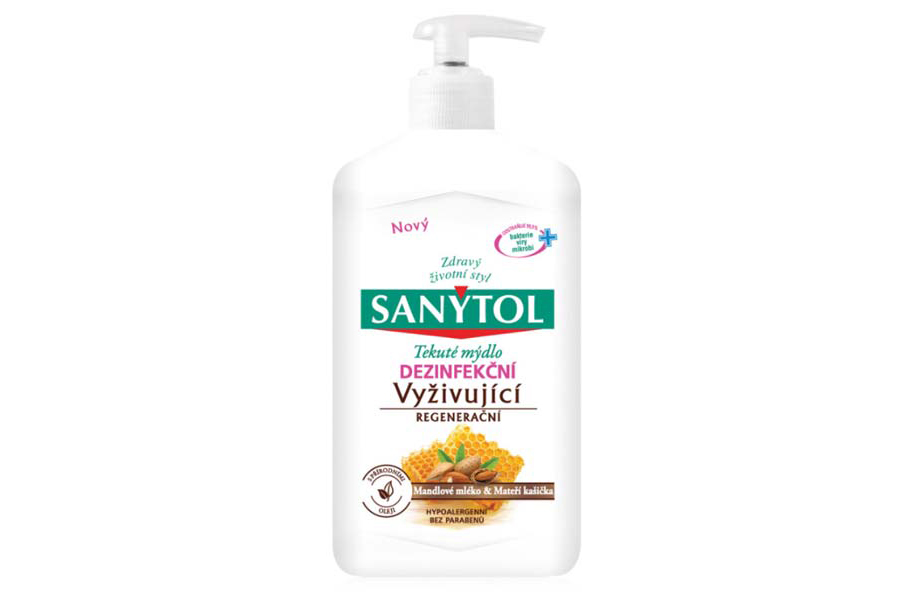 SANYTOL dezinfekčné mydlo vyživujúce 250ml
